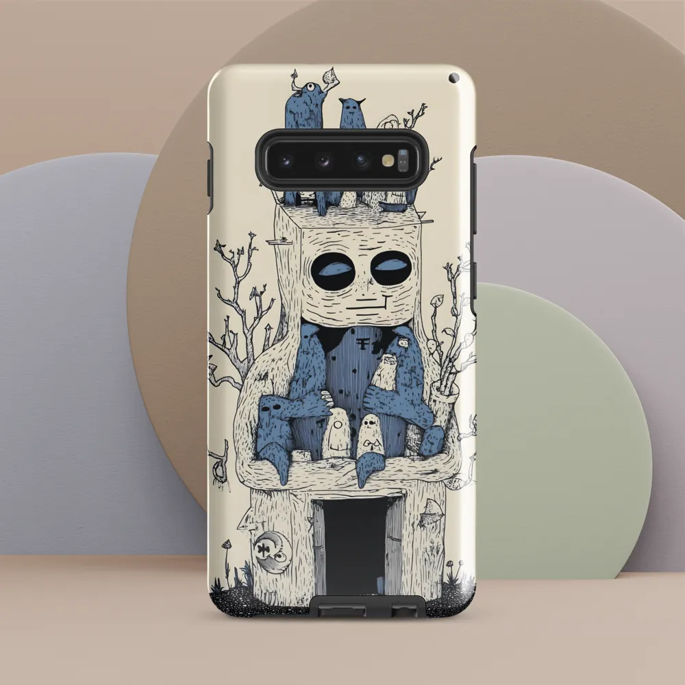 Whimsical Treehouse of Creatures | Phone Case |  S10 Plus | Tough Case | Glossy