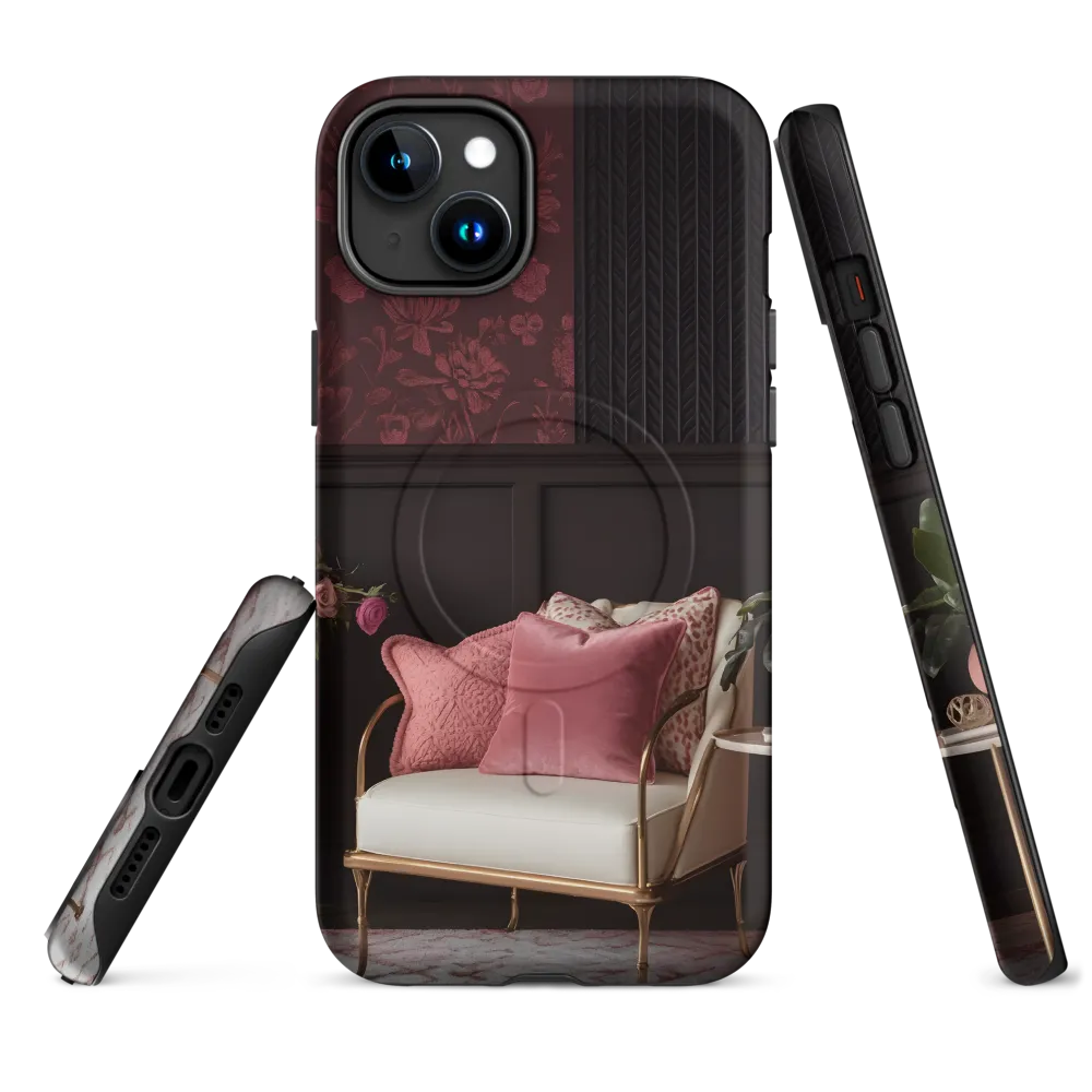 Elegance in Contrast: A Modern Interior Design | Phone Case |  15 Plus | MagSafe® Tough Case | Matte