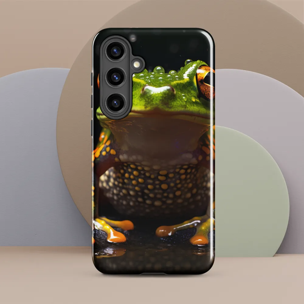 Emerald Elegance: The Frog in Focus