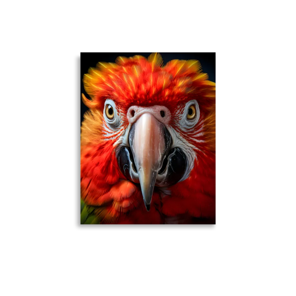 The Fiery Gaze of the Parrot