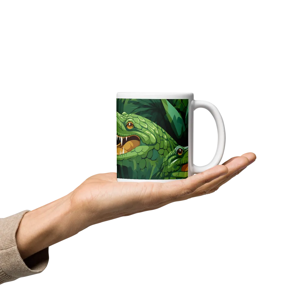 Fierce Crocodilian Medley | Mugs | Multiple Sizes & Colors