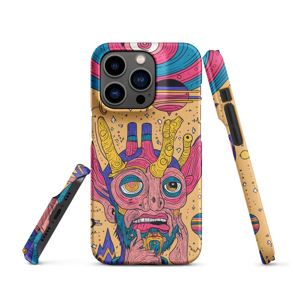 Alien Whimsy: A Surreal Encounter | Phone Case |  14 Pro | Snap Case | Matte