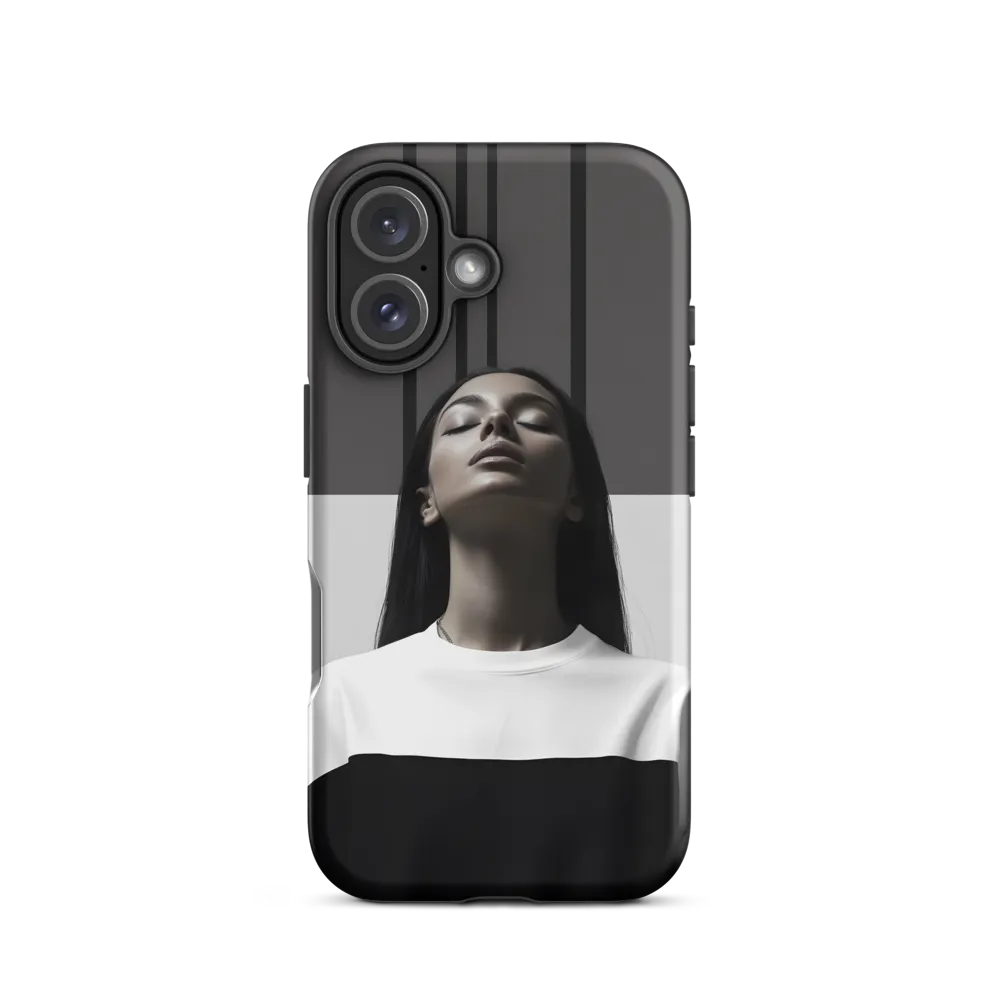 Serenity in Monochrome | Phone Case |  16 | Tough Case | Matte