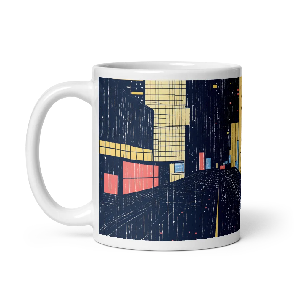 Urban Solitude: A Minimalist Perspective | Mug with White inside | 11 oz