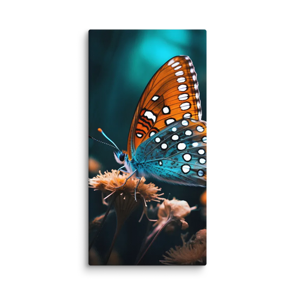 Whispers of Color: The Butterfly's Embrace