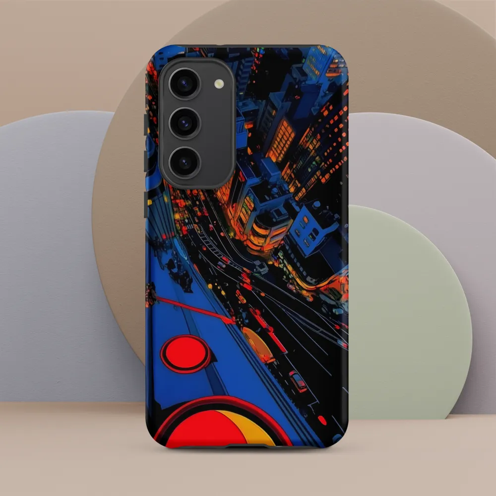 Vibrant Nightscape: A Futuristic City Overlook