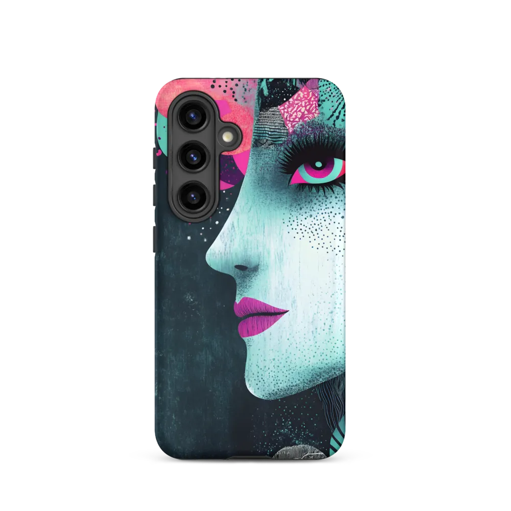 Mystical Beauty in Blue and Pink | Phone Case |  S24 | Tough Case | Matte