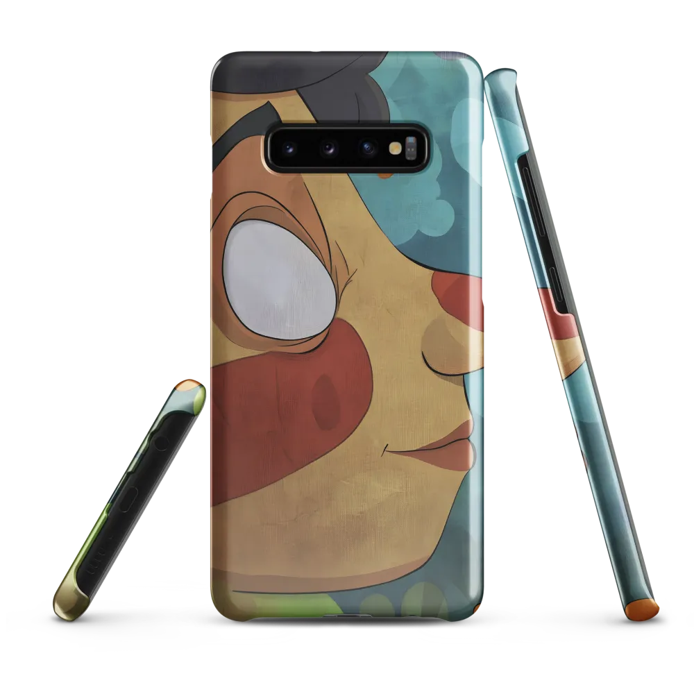 Playful Whimsy: A Character Portrait | Phone Case |  S10 Plus | Snap Case | Glossy