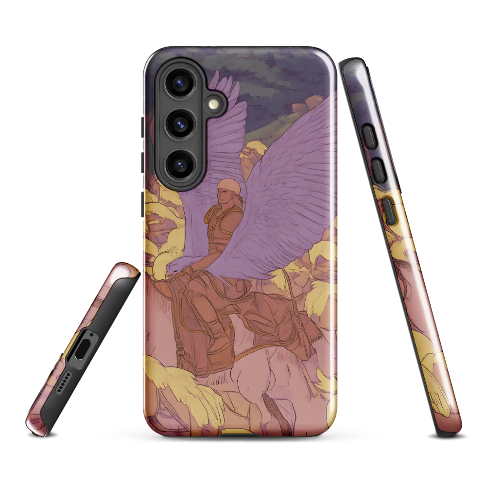 The Winged Guardian | Phone Case |  S24 Plus | Tough Case | Glossy