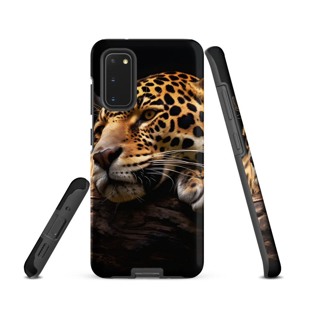 Tranquil Majesty: The Resting Leopard