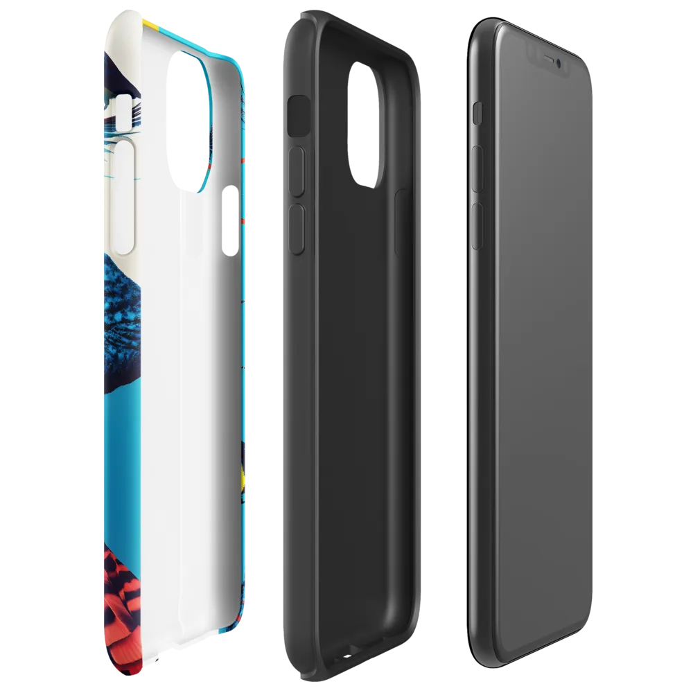 Vibrant Fusion of Nature and Fashion | Phone Case |  11 Pro Max | Tough Case | Glossy