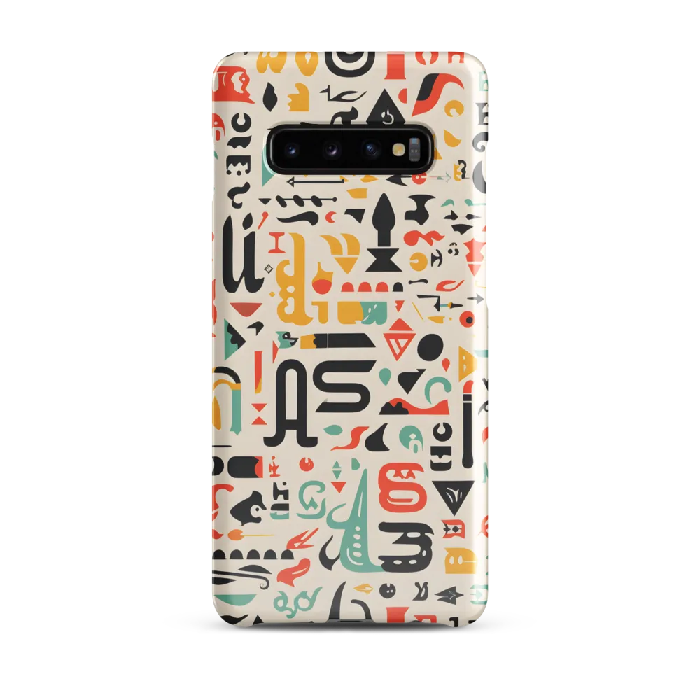 A Symphony of Symbols | Phone Case |  S10 Plus | Snap Case | Glossy