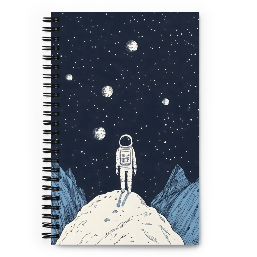 Gazing into the Infinite | Spiral Notebook