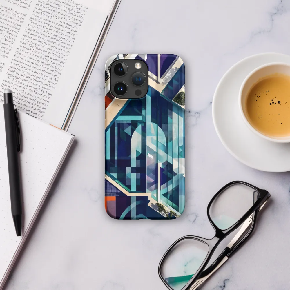 Aerial Harmony: The Geometry of Water | Phone Case |  16 Pro Max | Snap Case | Matte