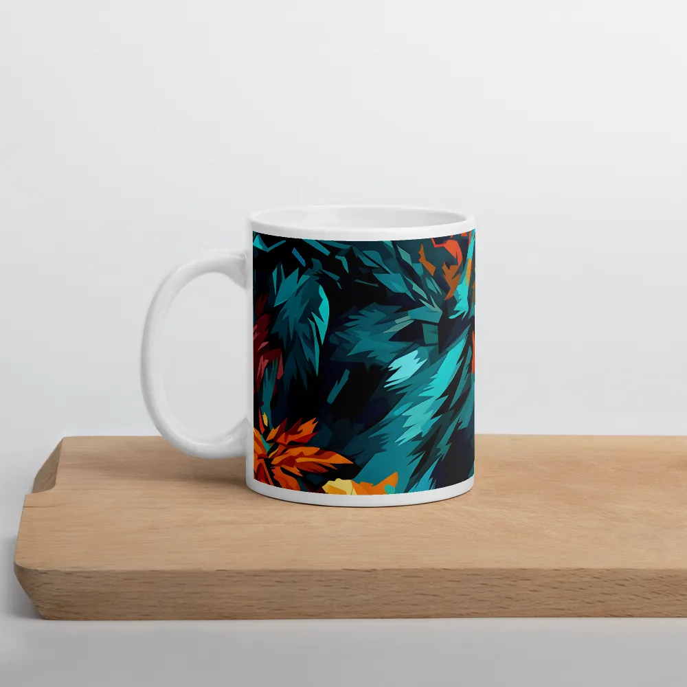 Wild Symphony: Abstract Tigers | Mugs | Multiple Sizes & Colors