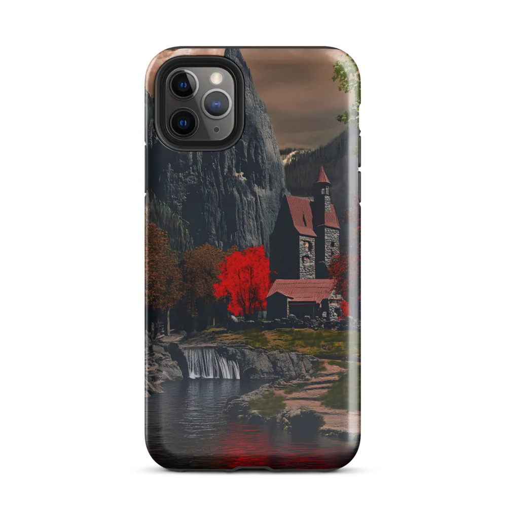 Mystical Fortress Among Crimson Woods | Phone Case |  11 Pro Max | Tough Case | Glossy