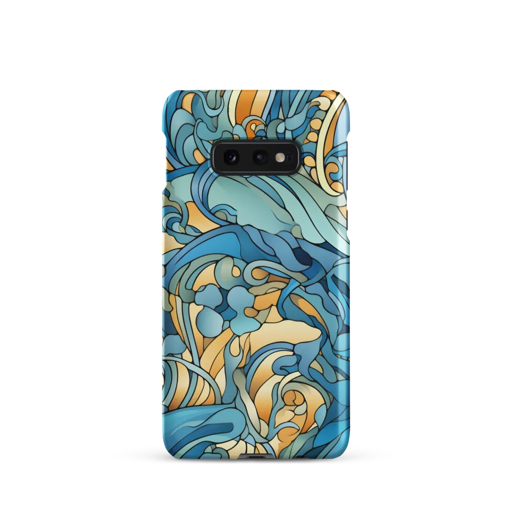 Dancing Waves of the Ocean | Phone Case |  S10e | Snap Case | Matte