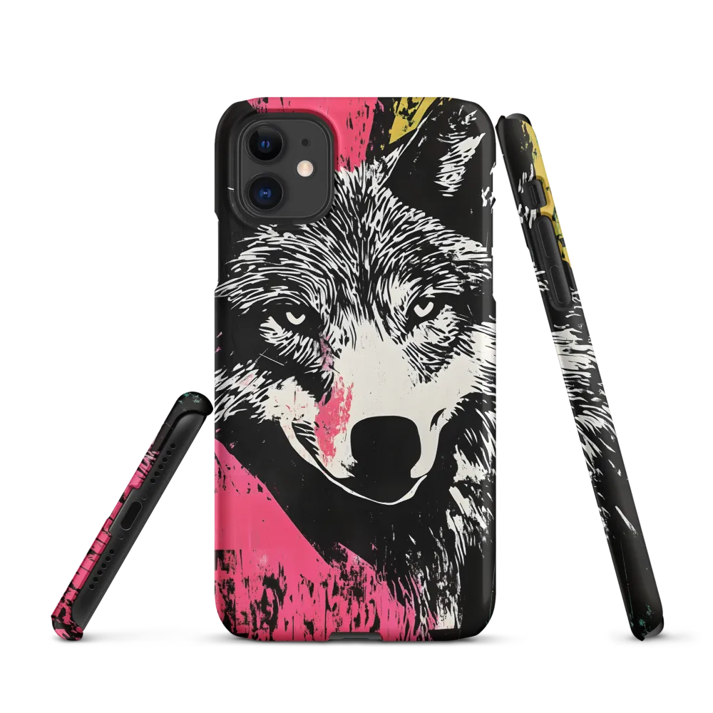Intense Gaze of the Wolf