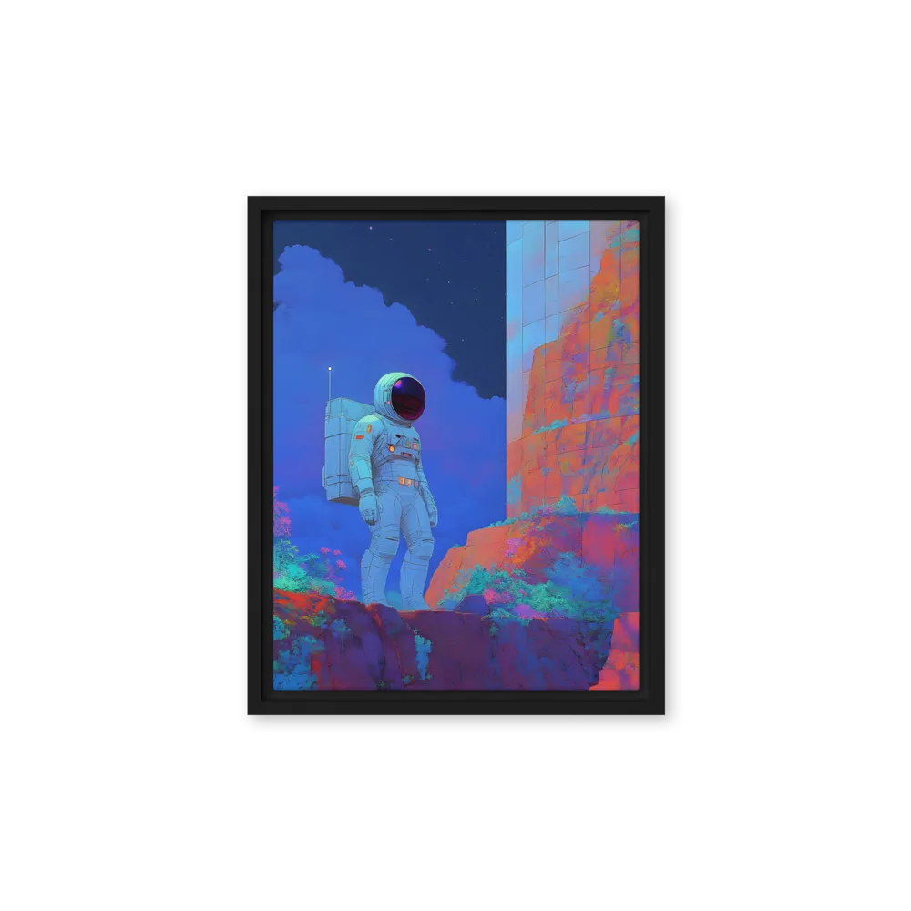 Interstellar Reflections | Canvas with Black Frame | 11″×14″