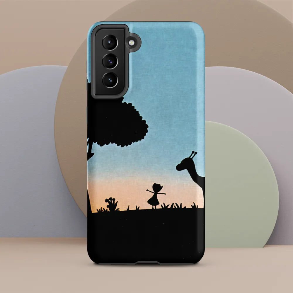 Curiosity in the Silhouette | Phone Case |  S21 Plus | Tough Case | Matte