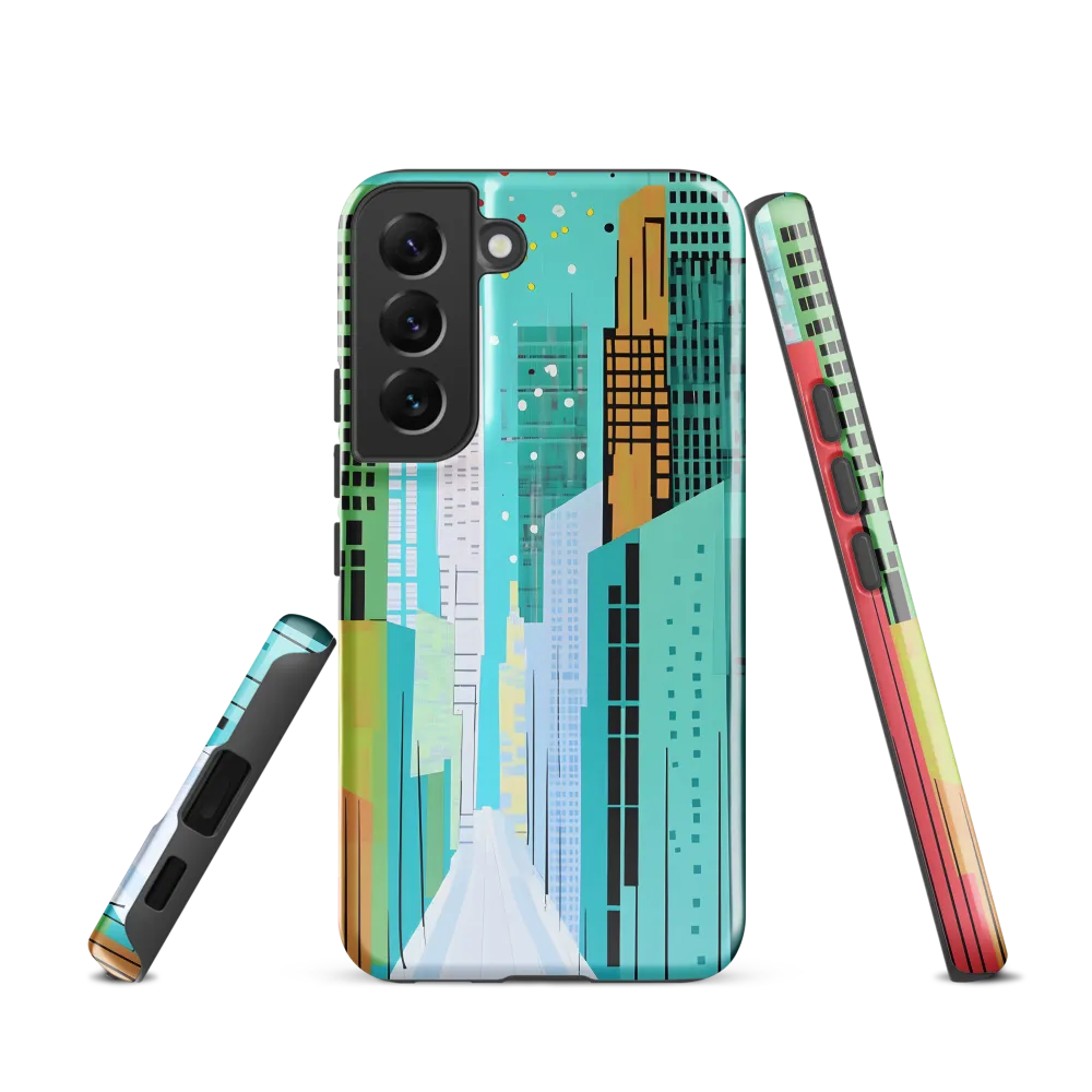 Urban Symphony in Turquoise