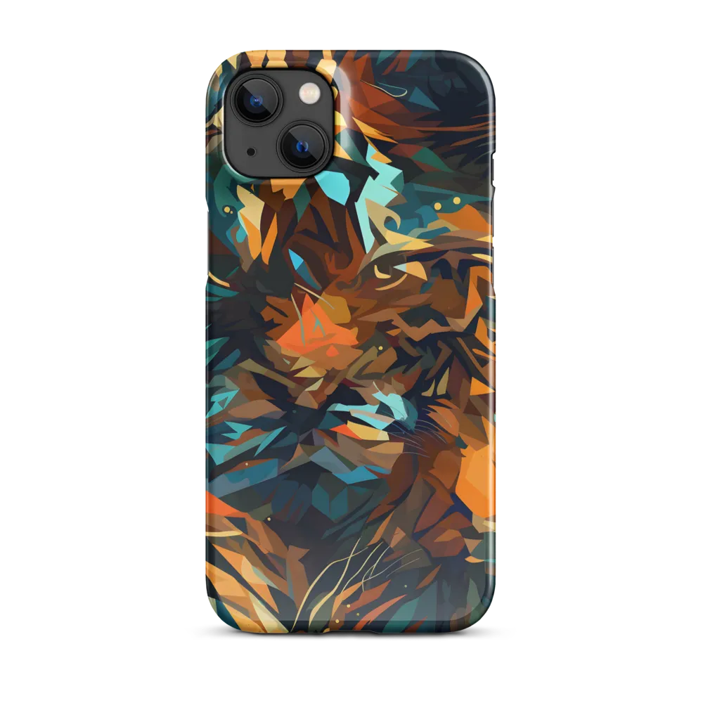Wild Symphony: Abstract Tigers | Phone Case |  14 Plus | Snap Case | Glossy