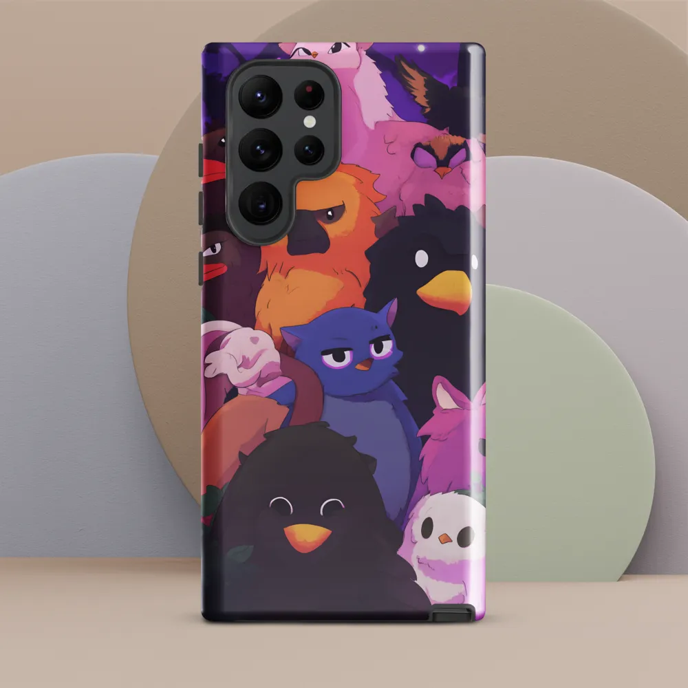 Whimsical Avian Gathering