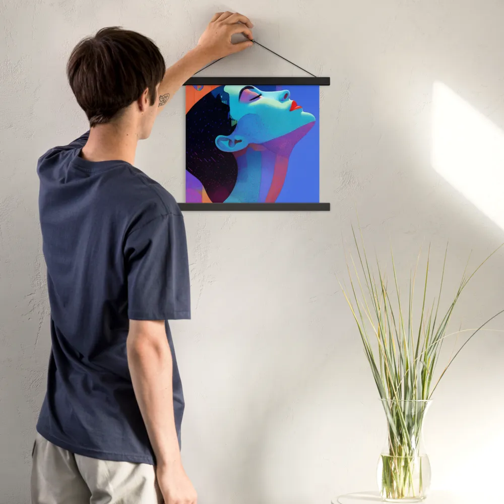 Ethereal Reverie | Poster With Black Wood Hanger | 14″×14″