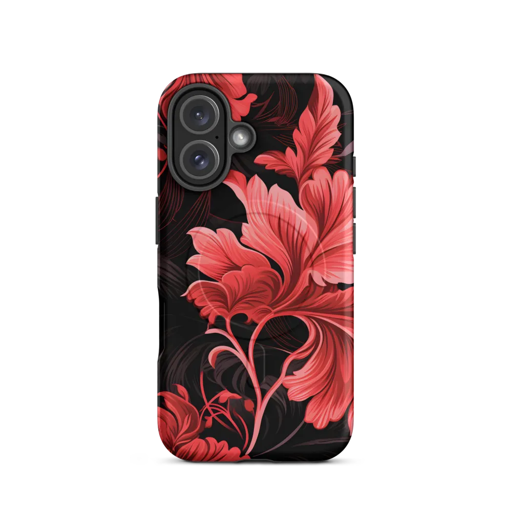 Tropical Elegance in Red