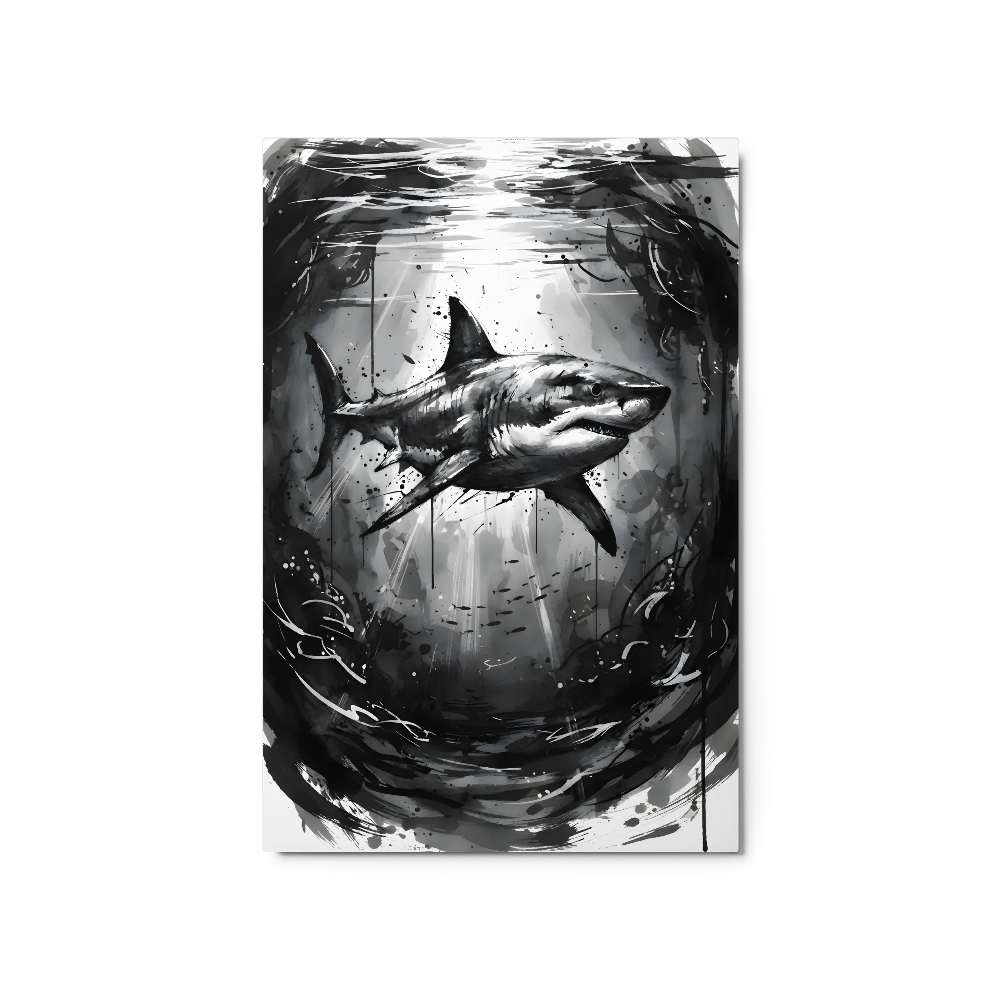 Apex in Ink 
 Metal Print | 20″x 30″