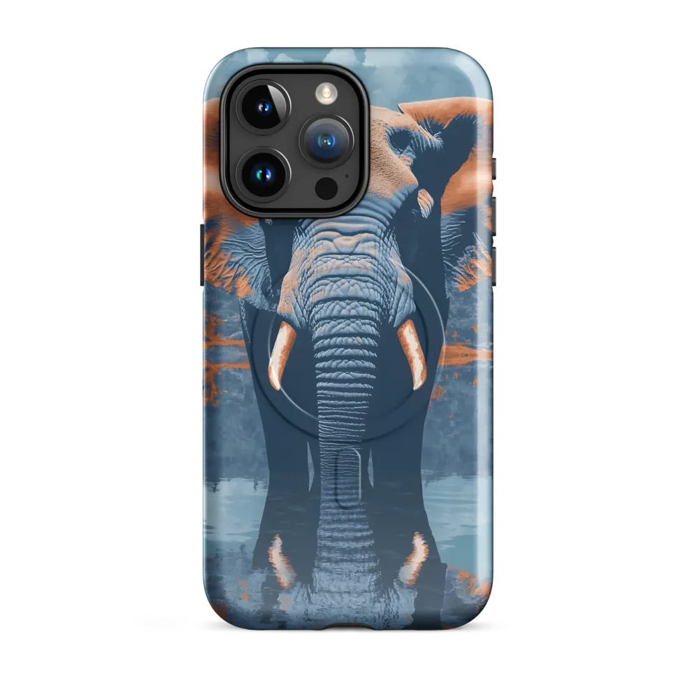 Majestic Reflection: The Elephant's Serenade