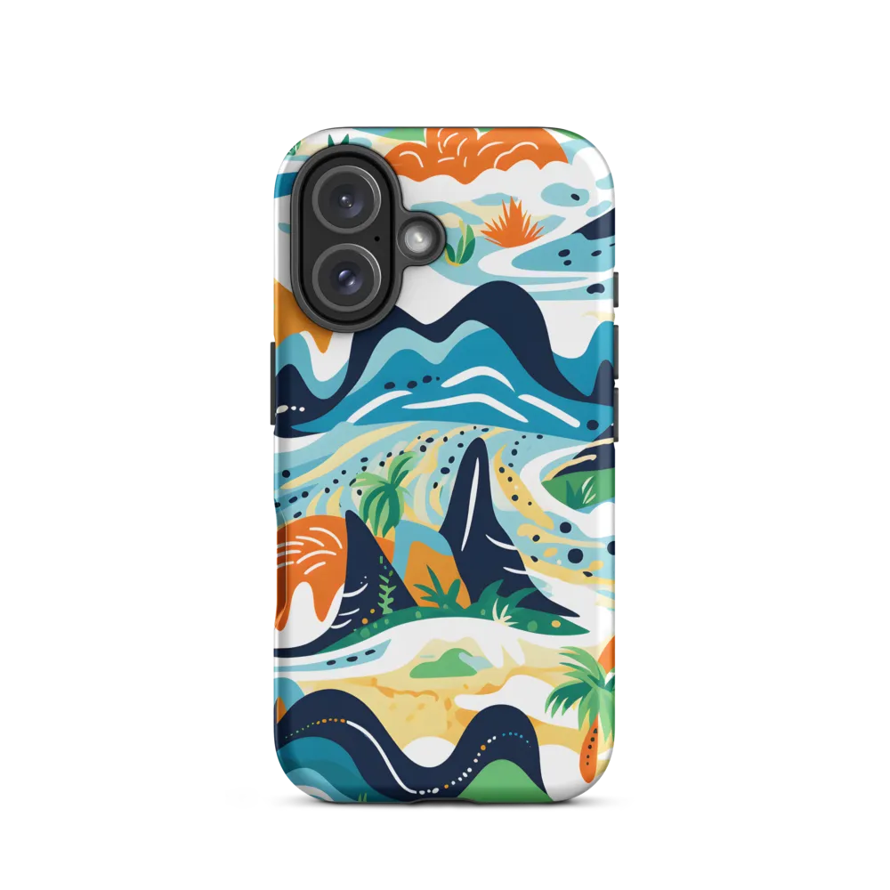 Abstract Tropical Landscape