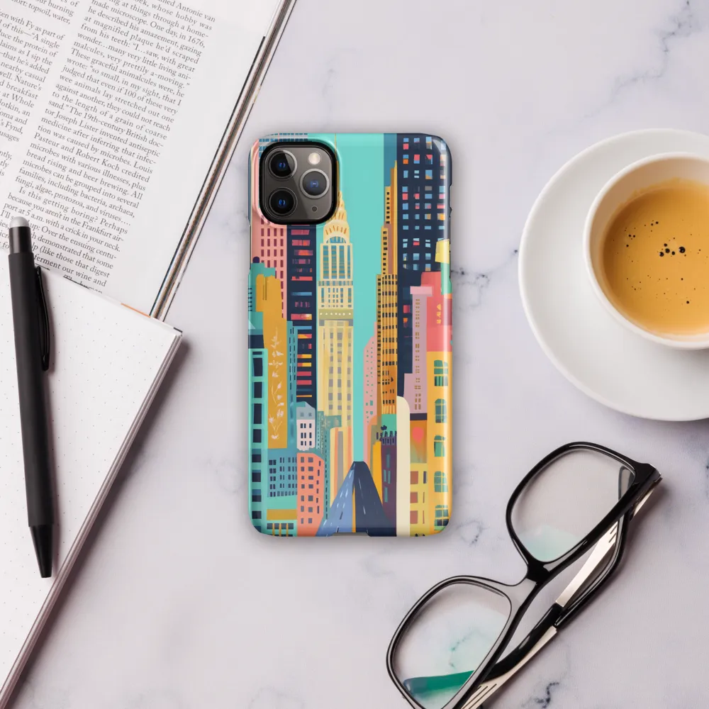 Vibrant Cityscape: A Modern Urban Journey | Phone Case |  11 Pro Max | Snap Case | Glossy