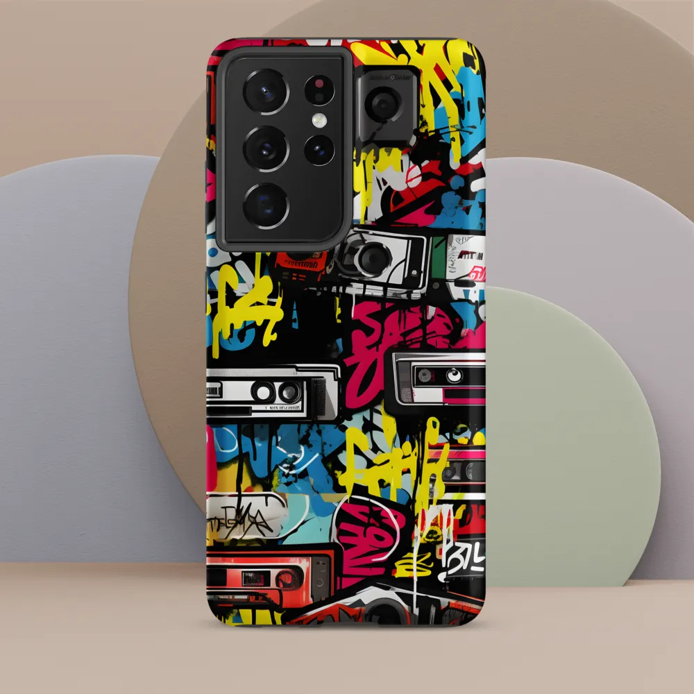 Urban Nostalgia: A Retro Cassette Explosion