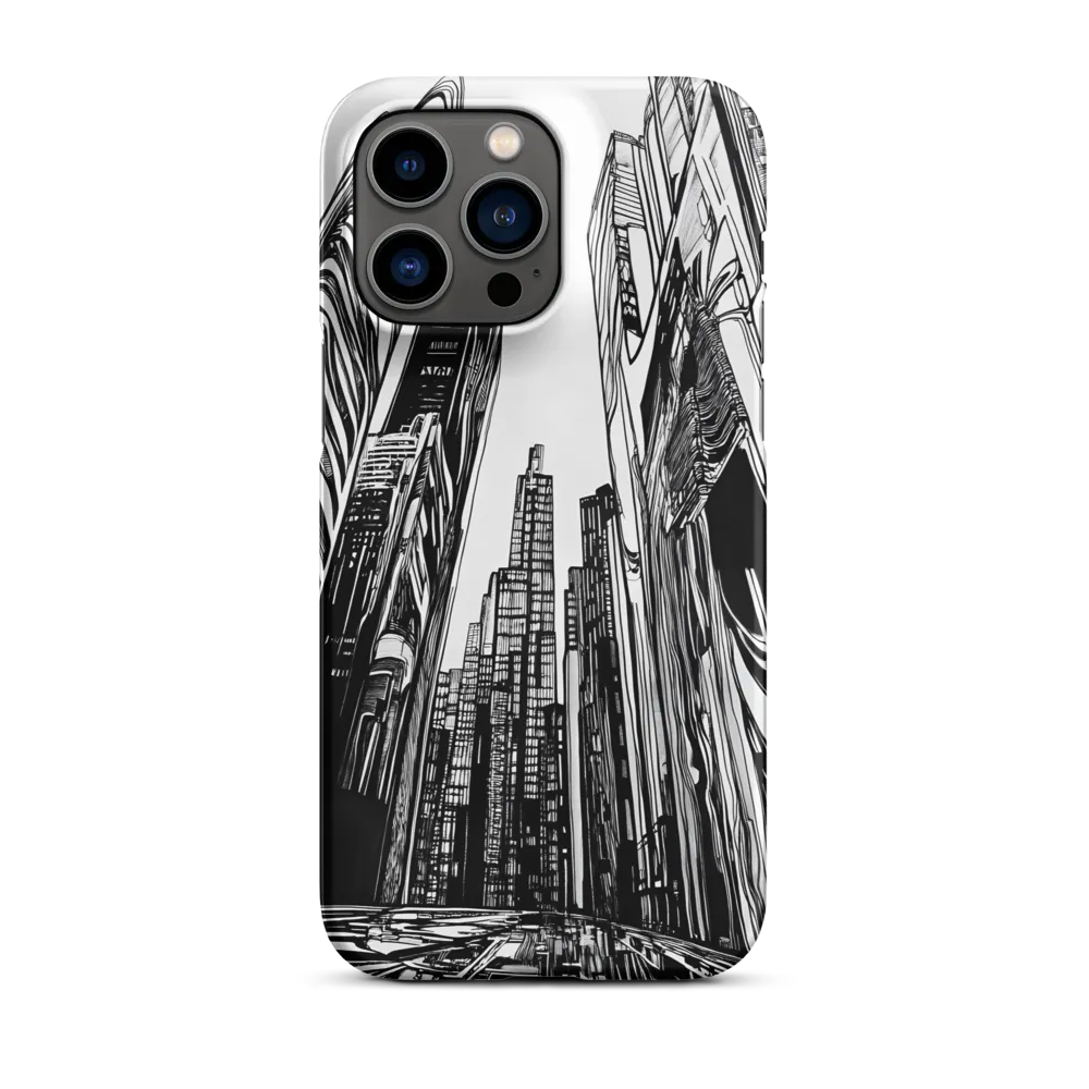 Urban Echoes: A Line Art Journey
