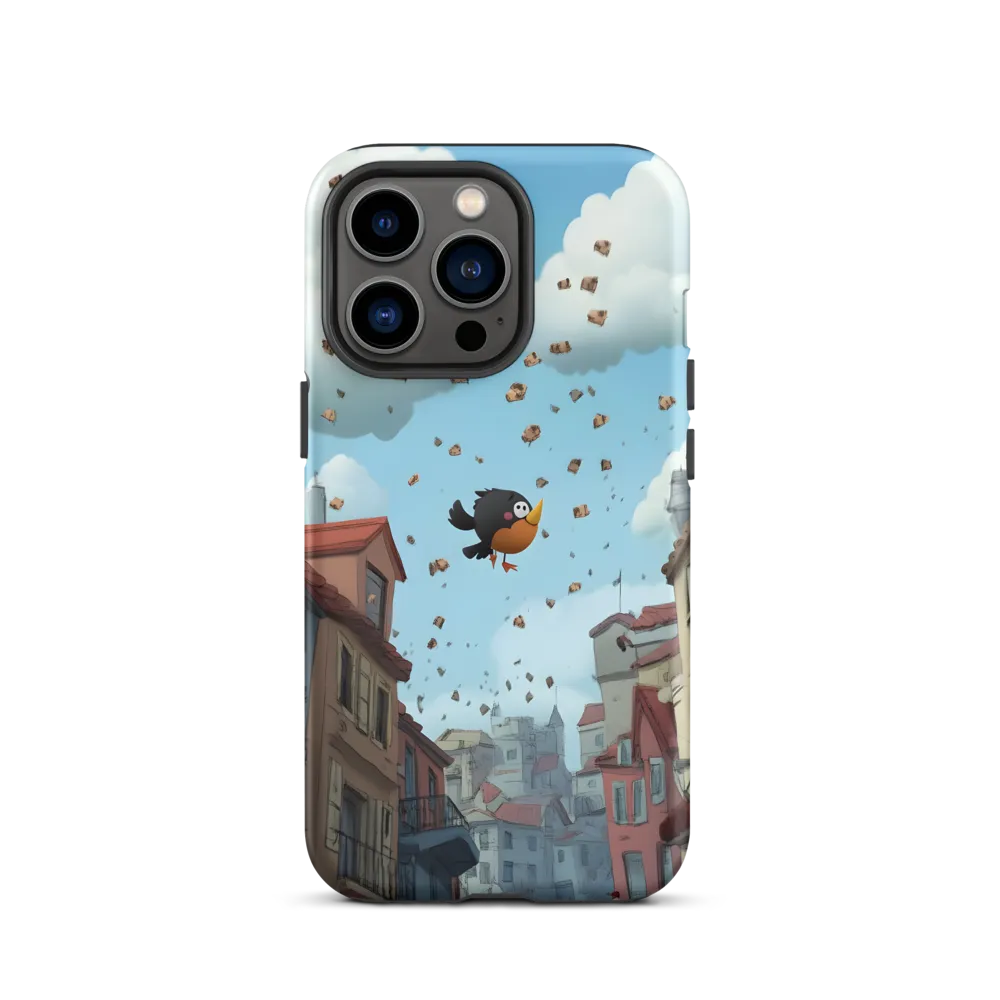 A Whimsical Flight Through Bread and Sky