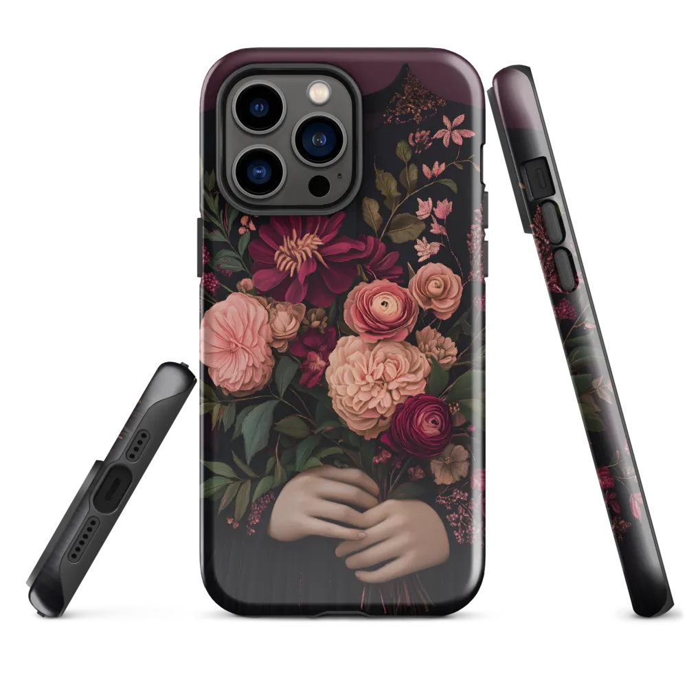 Botanical Elegance | Phone Case |  14 Pro Max | Tough Case | Glossy