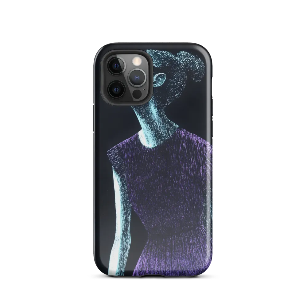 Contemplative Elegance | Phone Case |  12 Pro | Tough Case | Glossy