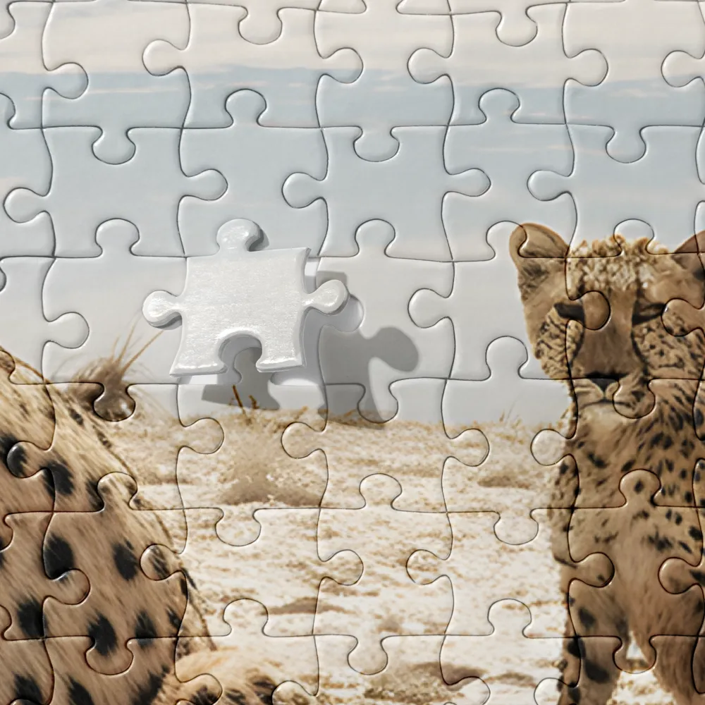 Silent Watchers of the Savanna | Jigsaw Puzzle | 520 pieces