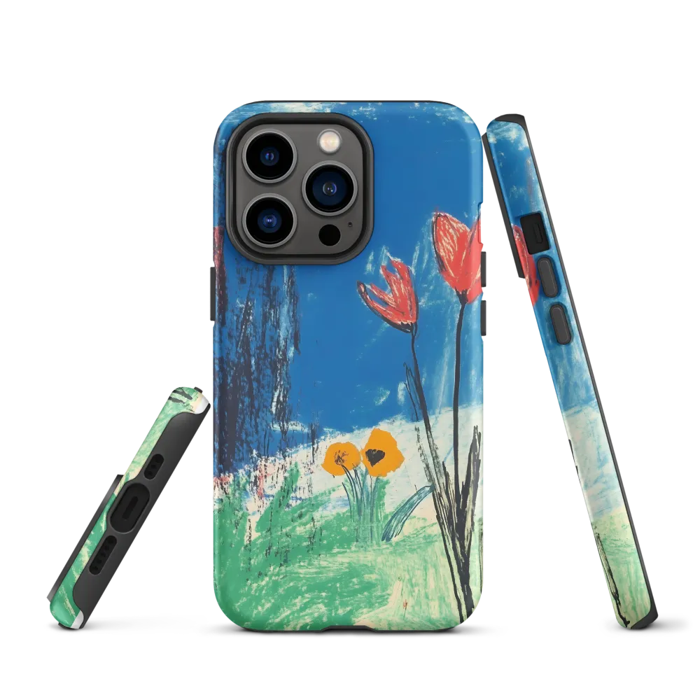 Joyful Blossoms in Blue