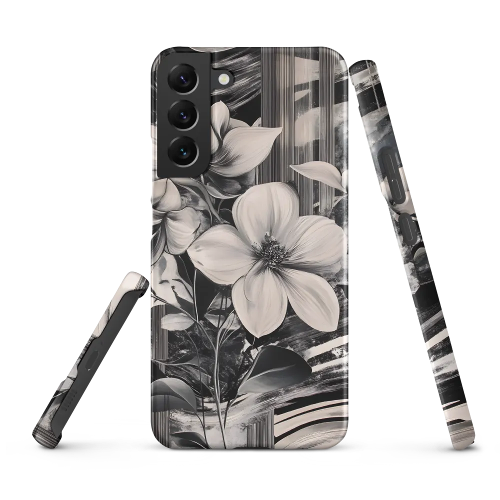 Ethereal Bloom: A Dance of Monochromes
