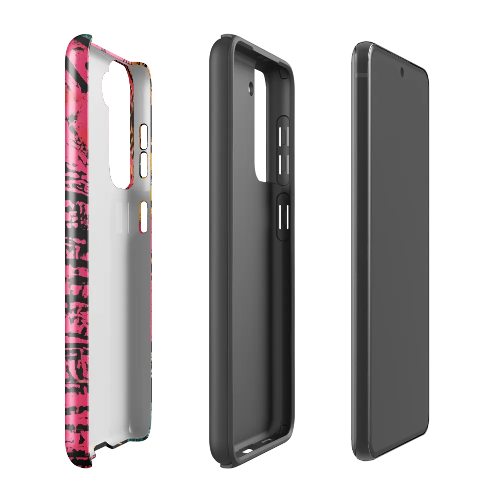 Bold Encounter: The Vibrant Elephant | Phone Case |  S21 FE | Tough Case | Glossy