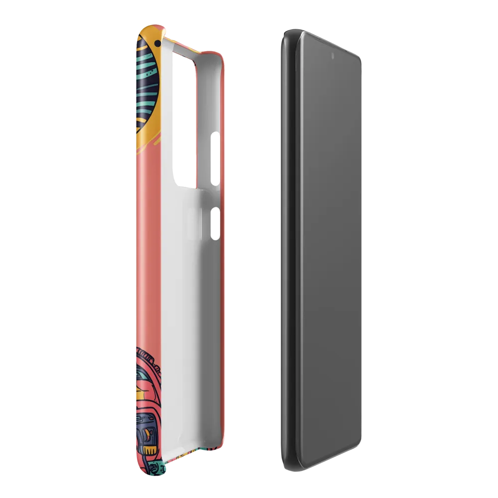 Exploration Beyond: A Digital Astronaut | Phone Case |  S21 Ultra | Snap Case | Glossy