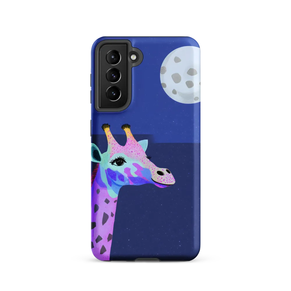 Whimsical Giraffe Under the Stars