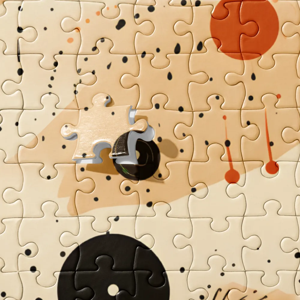 Playful Patterns in Earth Tones | Jigsaw Puzzle | 252 pieces