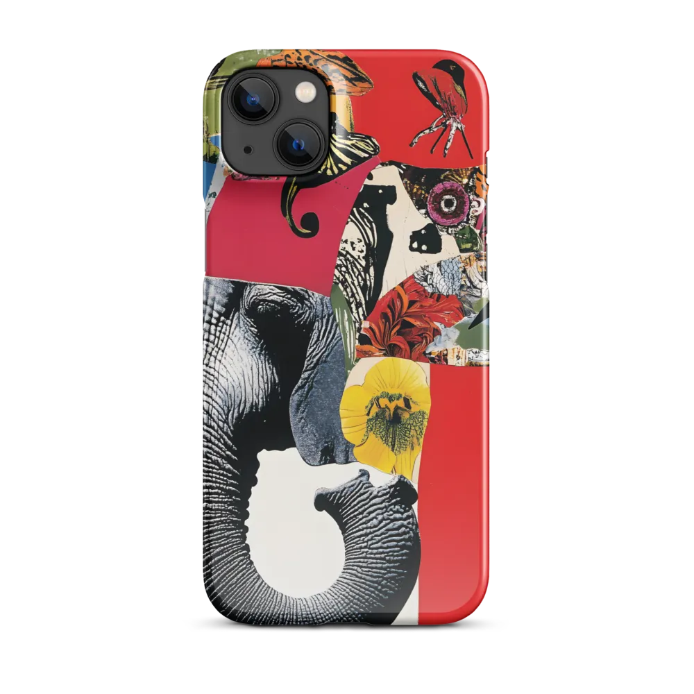 Whimsical Elephant: A Vibrant Collage of Life