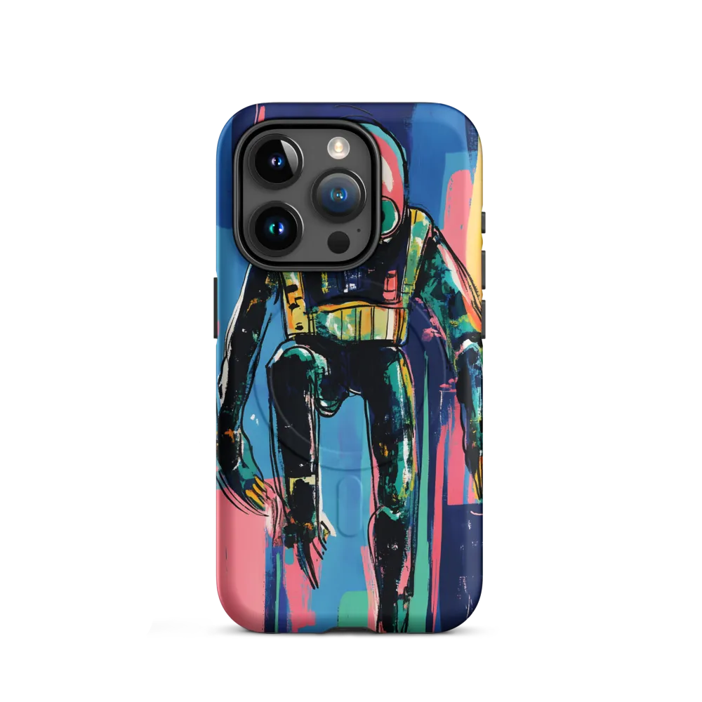 Diver in Vibrant Motion