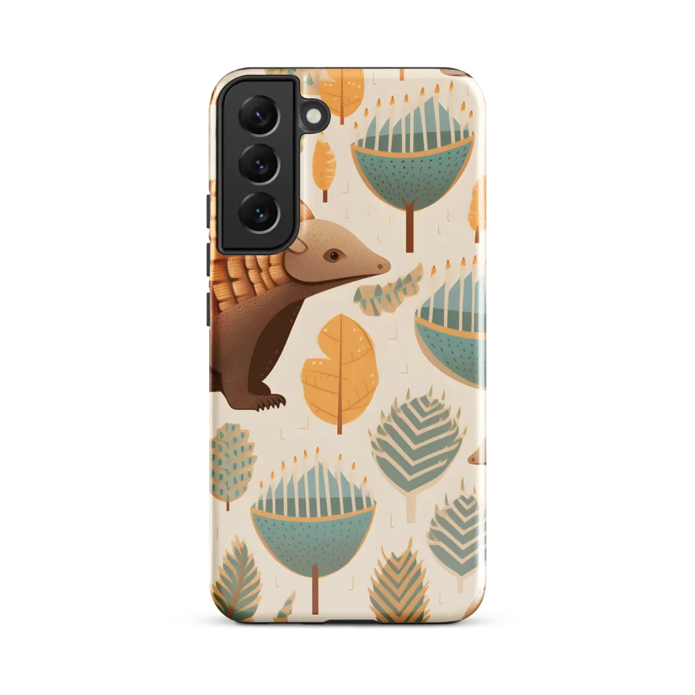 Pangolins in a Whimsical Habitat | Phone Case |  S22 Plus | Tough Case | Glossy