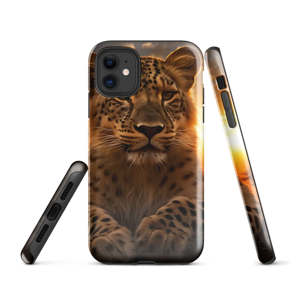 Regal Presence: The Leopard at Sunset