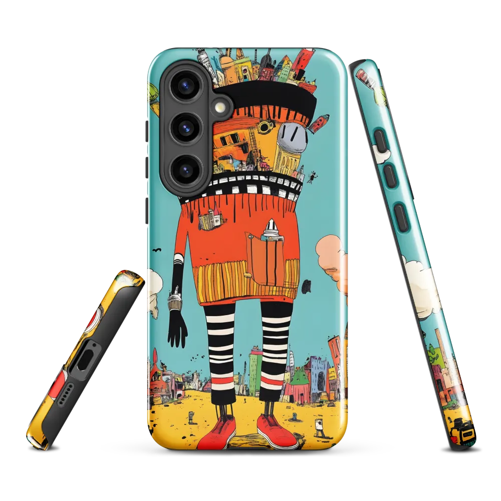 Urban Fantasia: A Whimsical Encounter | Phone Case |  S24 Plus | Tough Case | Glossy